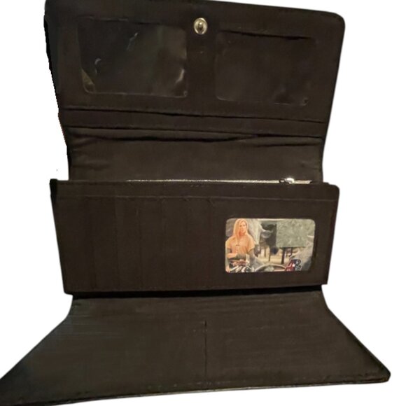 NWT AB Faux Leather Embroidery Studs Southwestern Style Clutch - Picture 7 of 7